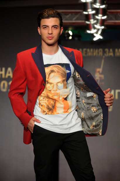 Richmart shows a men's suits collection during the Sofia Fashion Week 2015