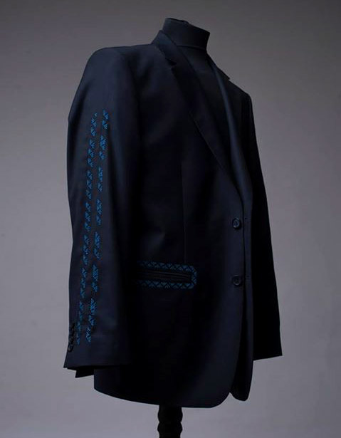 Fashion trends: Men's suit jackets with Bulgarian folklore motifs by Richmart