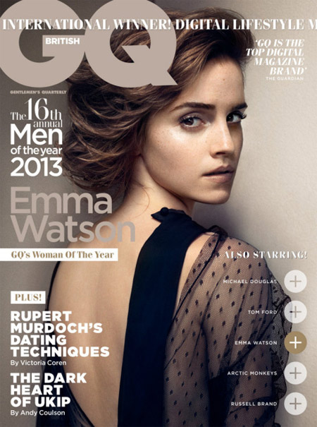 Emma Watson at the GQ's cover