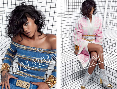 Rihanna for Balmain