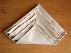 How to make a Christmas Tree by folding a napkin?