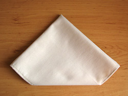 How to make a Christmas Tree by folding a napkin?