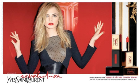 Cara Delevingne is the new face of Yves Saint Laurent