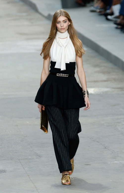 Chanel presented Spring/Summer 2015 during the Paris Fashion Week