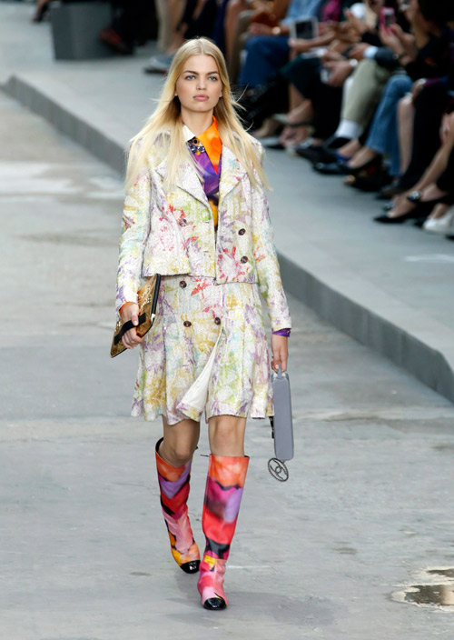 Chanel presented Spring/Summer 2015 during the Paris Fashion Week