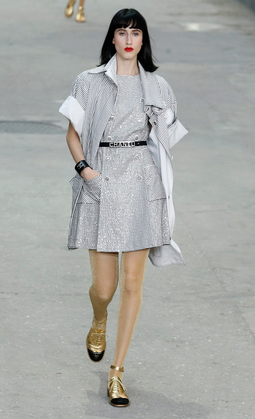 Chanel presented Spring/Summer 2015 during the Paris Fashion Week