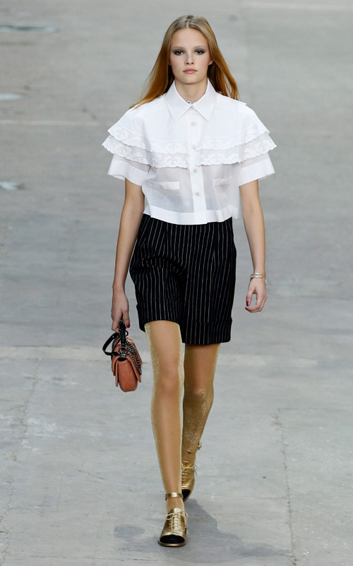 Chanel presented Spring/Summer 2015 during the Paris Fashion Week