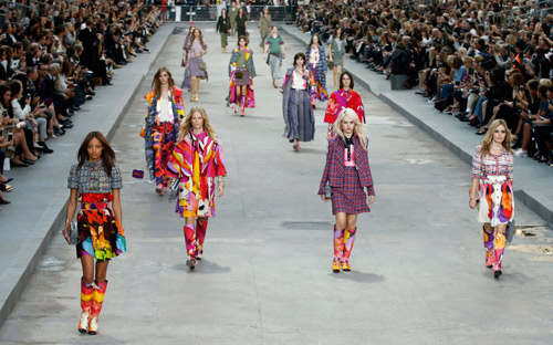 Chanel presented Spring/Summer 2015 during the Paris Fashion Week