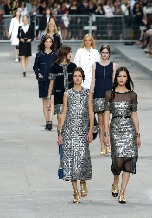 Chanel presented Spring/Summer 2015 during the Paris Fashion Week