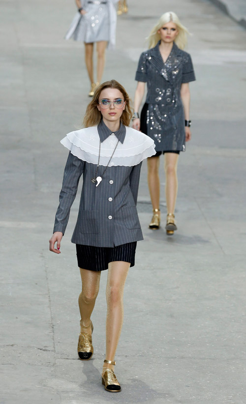 Chanel presented Spring/Summer 2015 during the Paris Fashion Week