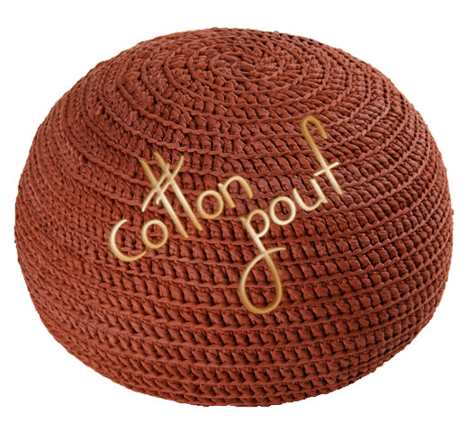 Hand knitted poufs, toys and accessories by Cotton Pouf