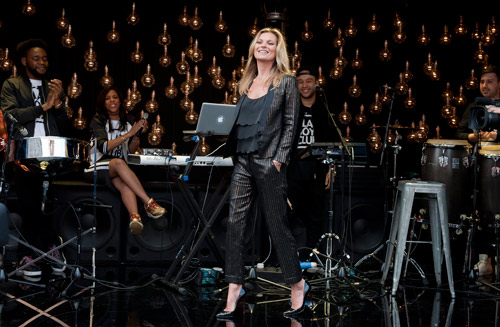 Kate Moss launched her collection for Topshop