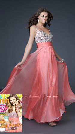 The most popular 2015 prom dress by LA FEMME