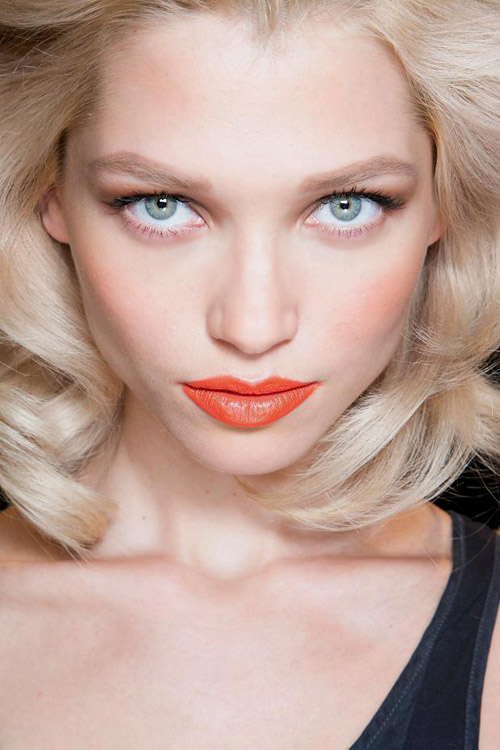 Spring-Summer 2014 fashion trends: Orange lips