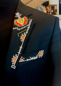 Koprivshtitsa 2015: Embroidered men's suit jackets by Richmart 