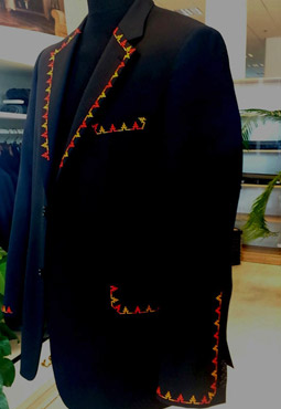 Koprivshtitsa 2015: Embroidered men's suit jackets by Richmart 