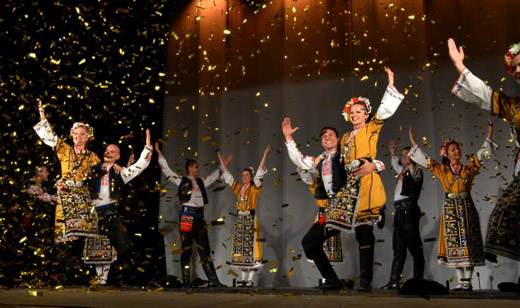 The beauty of the Bulgarian folklore dances