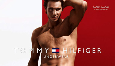 It's getting hot: Rafael Nadal is the face (and body) of an underwear line