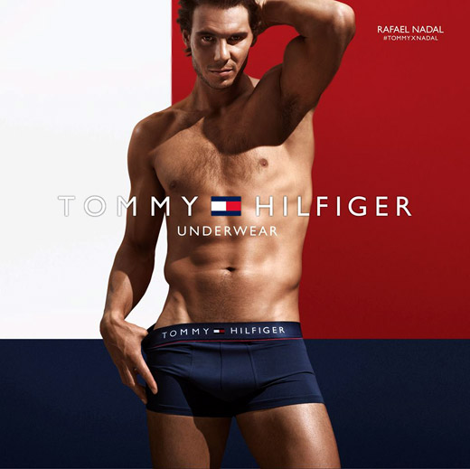 It's getting hot: Rafael Nadal is the face (and body) of an underwear line
