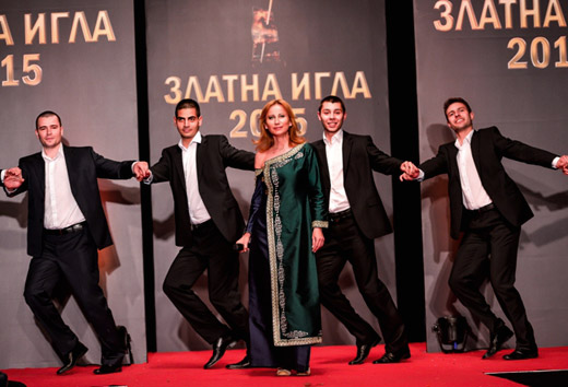 Richmart shows a men's suits collection during the Sofia Fashion Week 2015