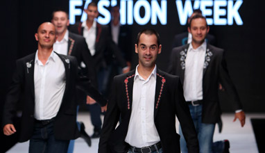 Richmart presented men's suits with Bulgarian embroidery with unique dancing show at Sofia Fashion Week 2015