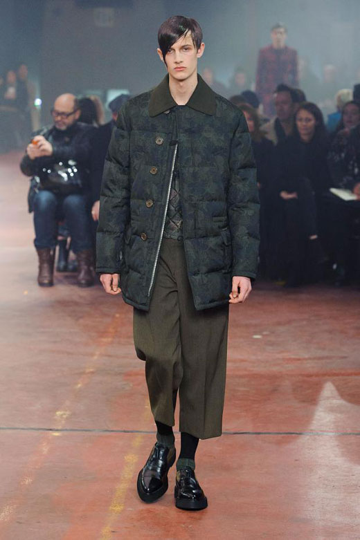 The green in the menswear - a key trend for Fall/Winter 2015-2016