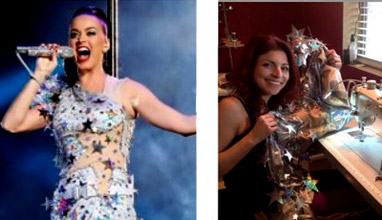Designer Viktoriya Koleva worked with Katy Perry on her Super Bowl costumes