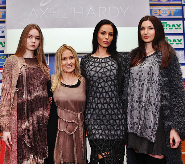 AXEL HARDY SHOWED OFF KNITWEAR FASHION INNOVATIONS