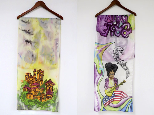 Handmade silk scarves were presented by the Bulgarian Fashion Association in London