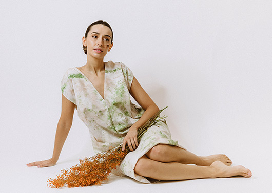 Capsule collection of recycled textiles and craft technologies