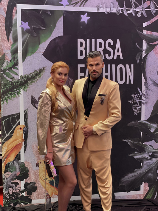 Първолета Чавдарова - Летиция, водещ дизайнер на бранда Чарлино, и   нейният брат Чавдар Иванов, креативен директор на марката