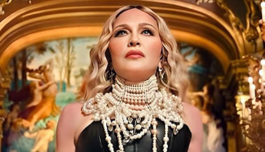 Madonna with necklace by Bulgarian designers