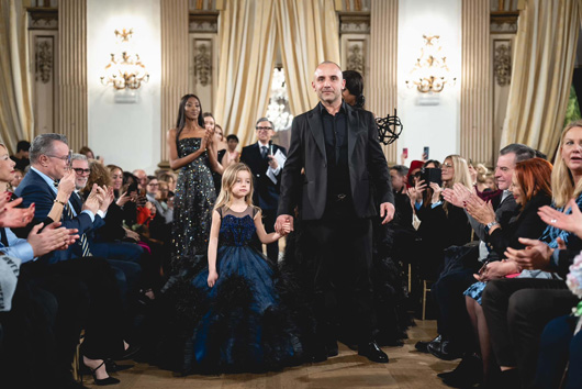 Designer Stoyan Radichev and his daughter