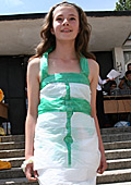An Eco fashion show was presented by children