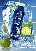  NIVEA Fresh Kick Shampoo For Men   