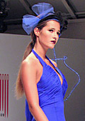 Esther Noriega showed her new Spring-Summer 2010 collection in Castilla y León fashion week