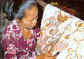 The Indonesian method of printing textile