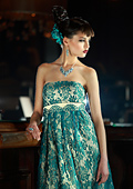 Turquoise dress for prom 2010