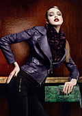 Silk and velvet in the Autumn-Winter 2011/2012 collection of Karen Millen