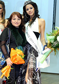 The most beautiful student from UNWE for 2011 was shining in a dress from Atelier SIMON 
