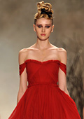 Monique Lhuillier presented chic dresses at New York Fashion Week Fall 2011