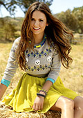 Nina Dobrev at the cover of 