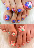 The summer secrets of the pedicure. Ideas for 2012